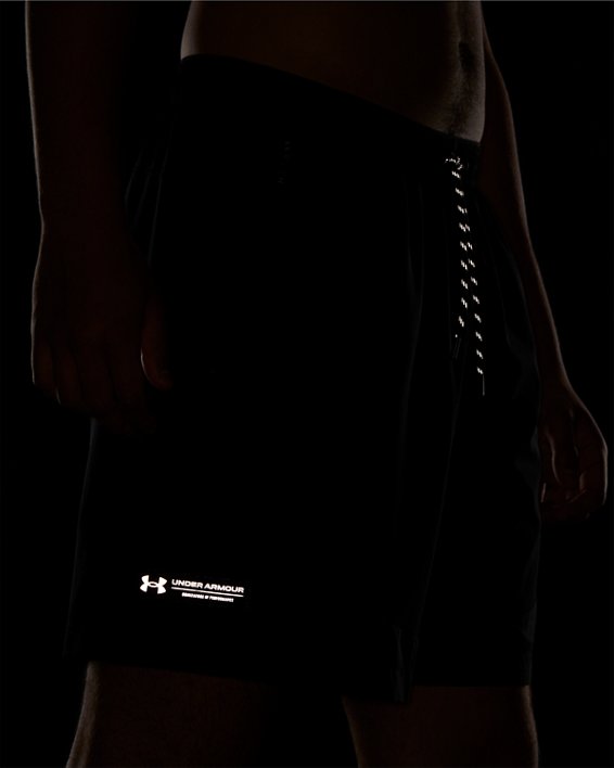 Men's UA RUSH™ Woven Cargo Shorts in Black image number 3